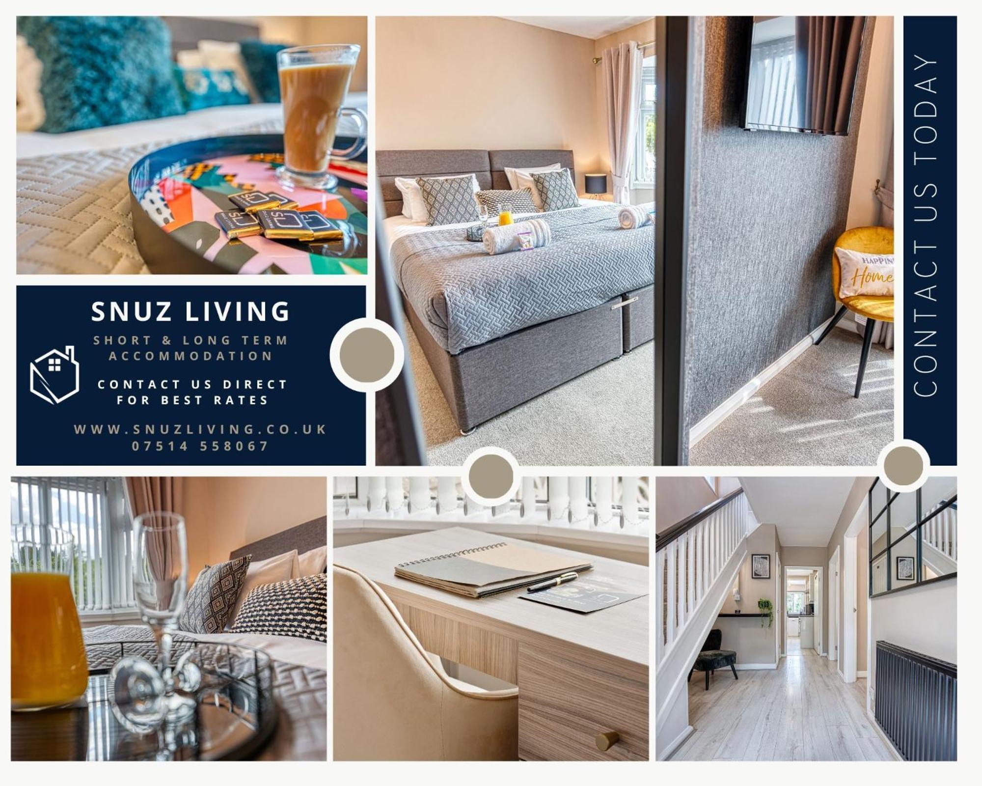 Elegant 5 Bed House - Sleeps 9, Central Solihull, Nec, Jlr, Hs2, Resorts World, Airport Business And Leisure Stays, Pokój zdjęcie